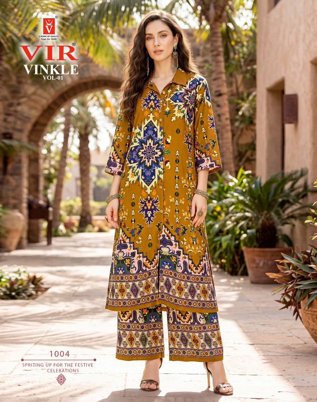 Taniksh vinkle vol 1 coord set wholesale work clothes